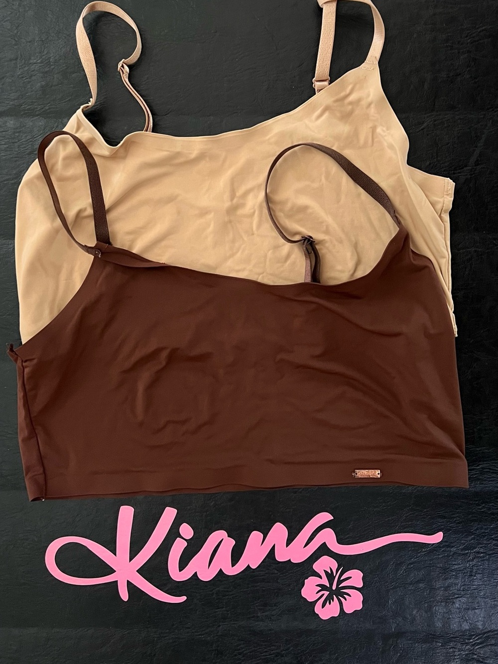 Kiana Tom 2 worn and signed (optional) lounging Bras camis